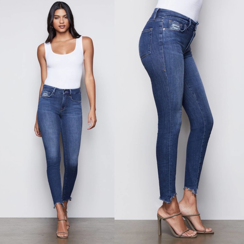 Good American Legs Extreme Stiletto Denim Jeans